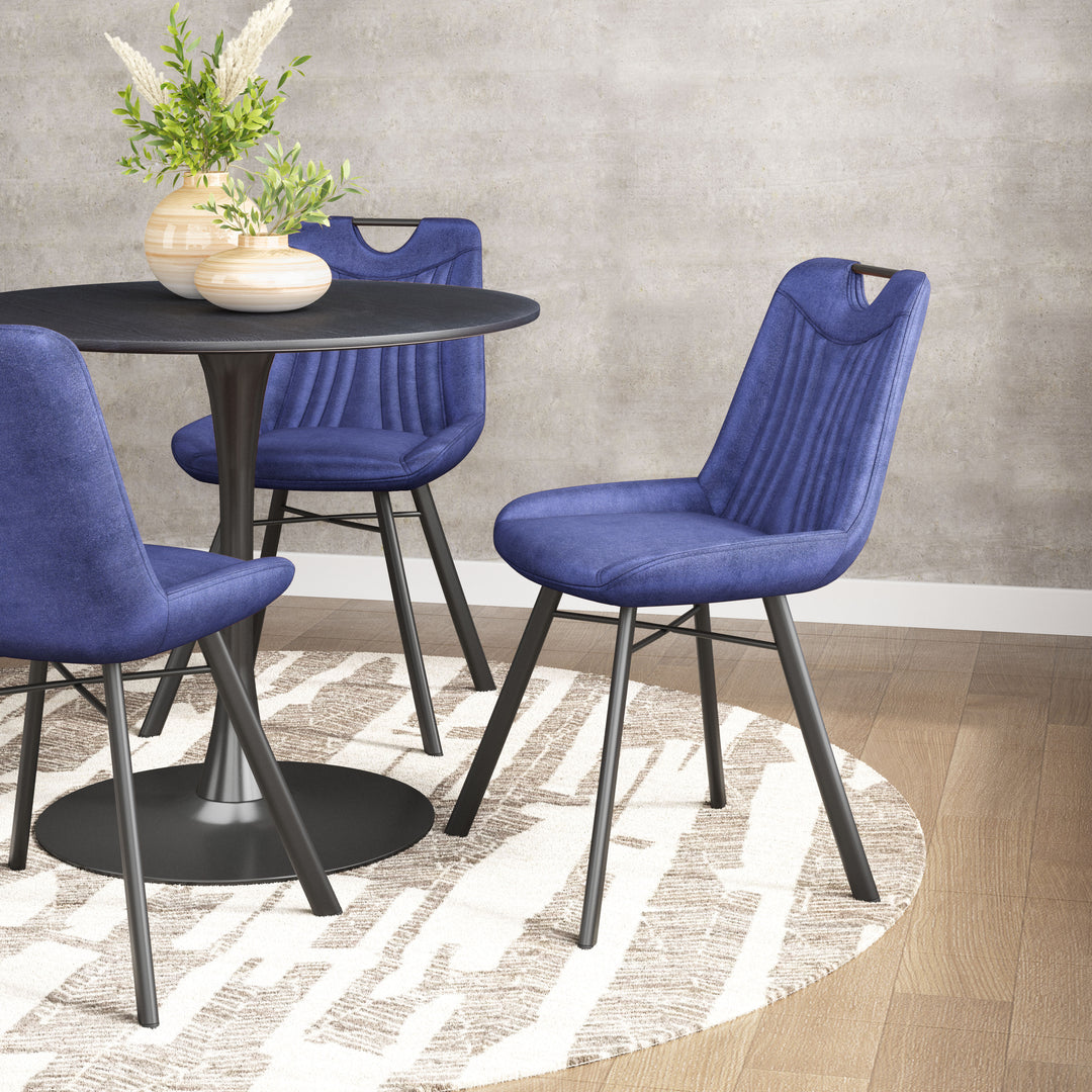 The Tyler Dining Chair (Set of 2) Blue  Era and Style Inspired Home Decor 1