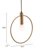 The Irenza Ceiling Lamp Brass  Era and Style Inspired Home Decor 1