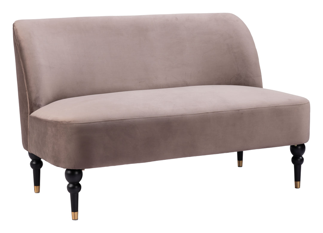 The Bintulu Loveseat Taupe  Era and Style Inspired Home Decor 1