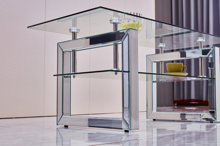 Transparent Tempered Glass Coffee Table