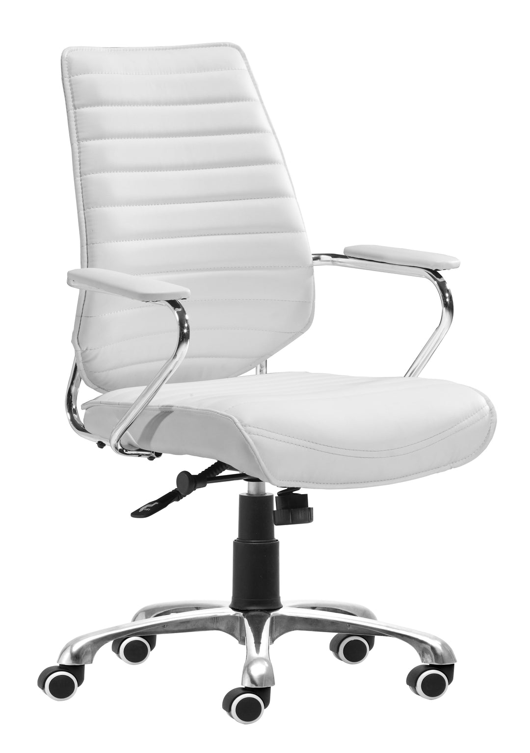 The Enterprise Low Back Office Chair White  Era and Style Inspired Home Decor 1