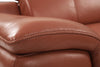 Genuine Italian Leather Power Reclining Sofa