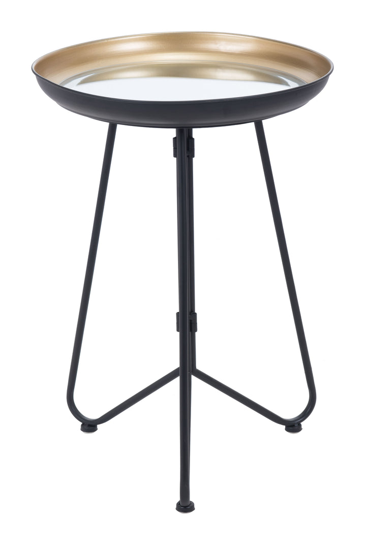 The Foley Accent Table Gold & Black  Era and Style Inspired Home Decor 1