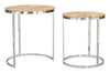 The Bari Nesting Table Set (2-Piece) Natural  Era and Style Inspired Home Decor 1