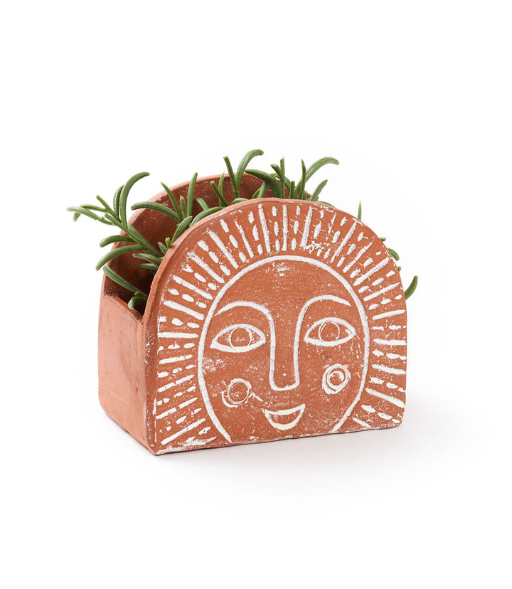 Vasanta Sunrise Planter with Drainage - Terracotta by Matr Boomie