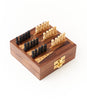 Mini Backgammon Travel Game Set - Handcrafted Wood by Matr Boomie