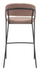 The Josephine Barstool (Set of 2) Brown  Era and Style Inspired Home Decor 1