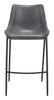 The Magnus Barstool (Set of 2) Dark Gray & Black  Era and Style Inspired Home Decor 1