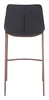 The Magnus Barstool (Set of 2) Black & Walnut  Era and Style Inspired Home Decor 1