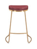 The Bree Counter Stool (Set of 2) Burgundy & Gold  Era and Style Inspired Home Decor 1