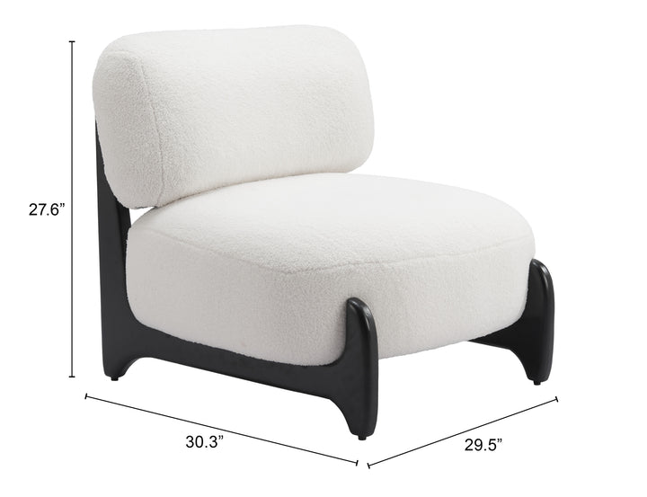 The Bombo Accent Chair White  Era and Style Inspired Home Decor 1