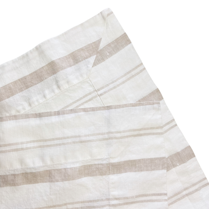 Striped Linen Table Runner