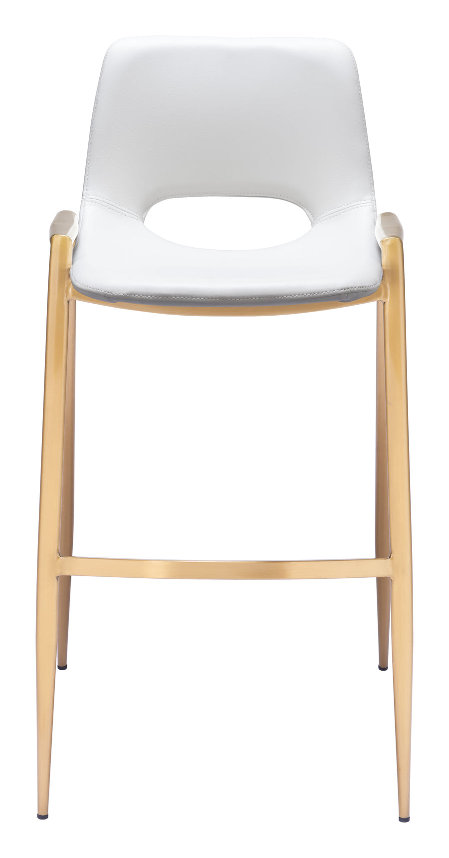 The Desi Barstool (Set of 2) White & Gold  Era and Style Inspired Home Decor 1