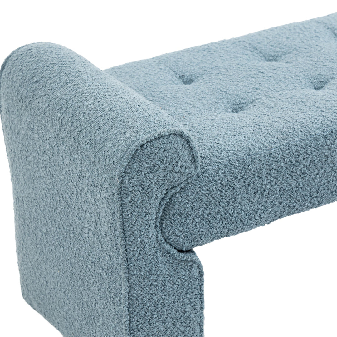 Loop Gauze Modern Ottoman Bench