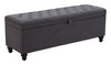 The Halifax Storage Bench Gravel Gray  Era and Style Inspired Home Decor 1