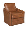 ACME Rocha Brown Leather Aire Accent Swivel Chair