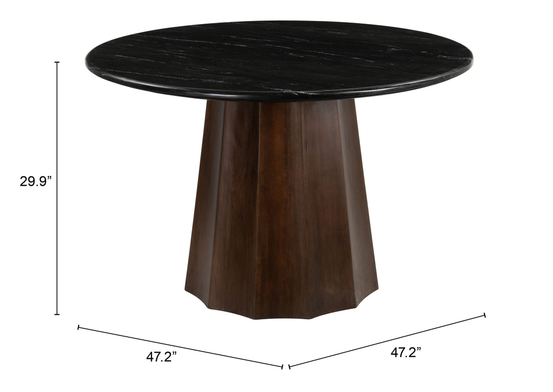 The Aipe Dining Table Black & Brown  Era and Style Inspired Home Decor 1