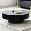 Modern Handcrafted Drum Coffee Table