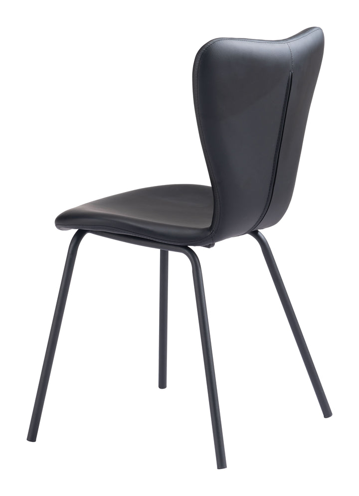 The Torlo Dining Chair (Set of 2) Black  Era and Style Inspired Home Decor 1