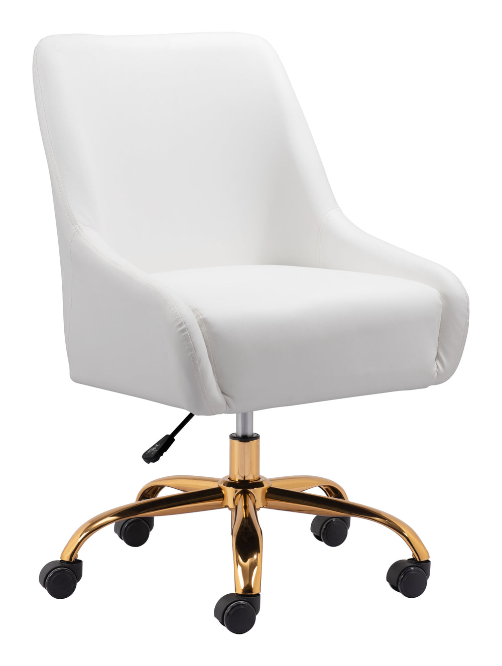 The Madelaine Office Chair White & Gold  Era and Style Inspired Home Decor 1