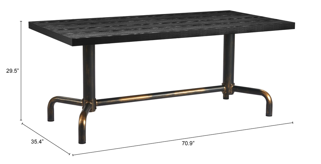 The Neum Dining Table Black  Era and Style Inspired Home Decor 1