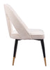 The Artus Dining Chair Ivory  Era and Style Inspired Home Decor 1