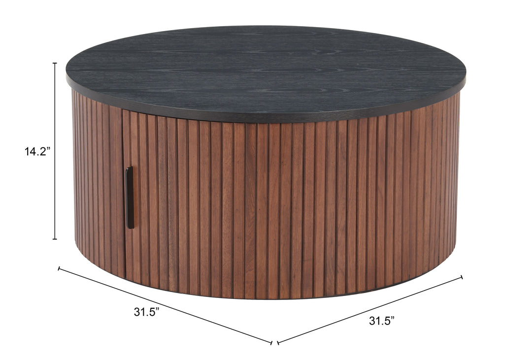 The Nejaus Coffee Table Black & Walnut  Era and Style Inspired Home Decor 1