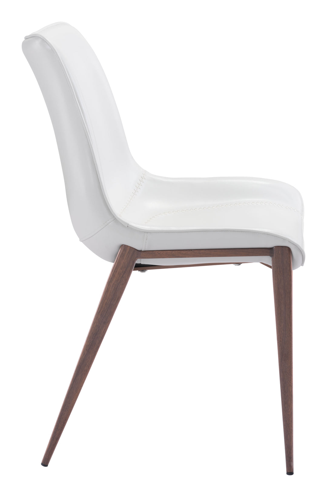 The Magnus Dining Chair (Set of 2) White & Walnut  Era and Style Inspired Home Decor 1