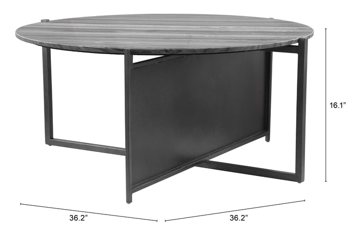 The Mcbride Coffee Table Gray & Black  Era and Style Inspired Home Decor 1