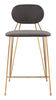 The Georges Counter Stool (Set of 2) Gray & Gold  Era and Style Inspired Home Decor 1