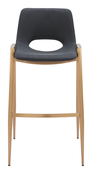 The Desi Barstool (Set of 2) Black & Gold  Era and Style Inspired Home Decor 1