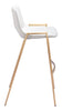 The Desi Barstool (Set of 2) White & Gold  Era and Style Inspired Home Decor 1