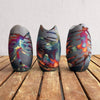 3 Pack Koi Ceramic Raku Vases by RAAQUU