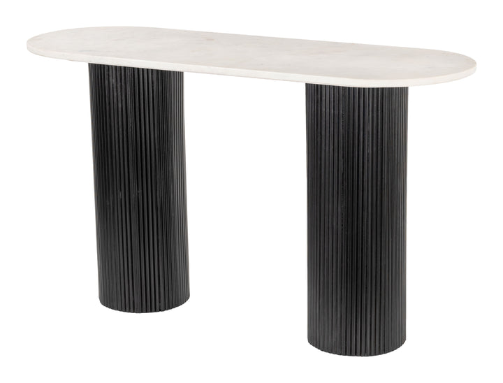 The Izola Console Table White & Black  Era and Style Inspired Home Decor 1