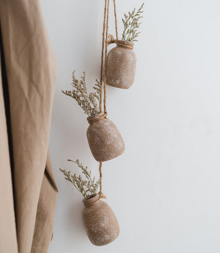 Handcrafted Hanging Terracotta Hanging Pots