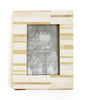 Sandstone Stripe 4x6 Picture Frame - Hand Carved Bone