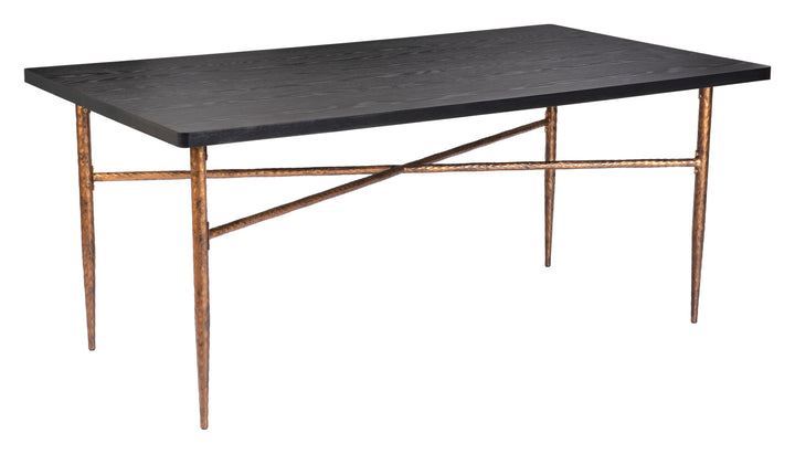 The Nida Dining Table Black & Bronze  Era and Style Inspired Home Decor 1