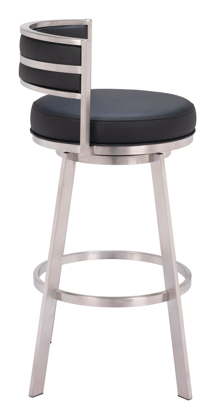 The Gimsby Swivel Barstool Black  Era and Style Inspired Home Decor 1