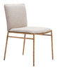 The Nordvest Dining Chair Beige & Gold  Era and Style Inspired Home Decor 1