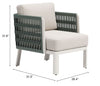 The Bridgehampton Armchair White  Era and Style Inspired Home Decor 1