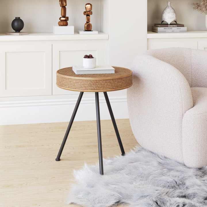 The Stuart Side Table Natural  Era and Style Inspired Home Decor 1