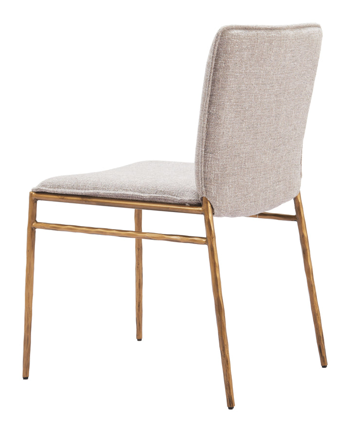 The Nordvest Dining Chair Beige & Gold  Era and Style Inspired Home Decor 1