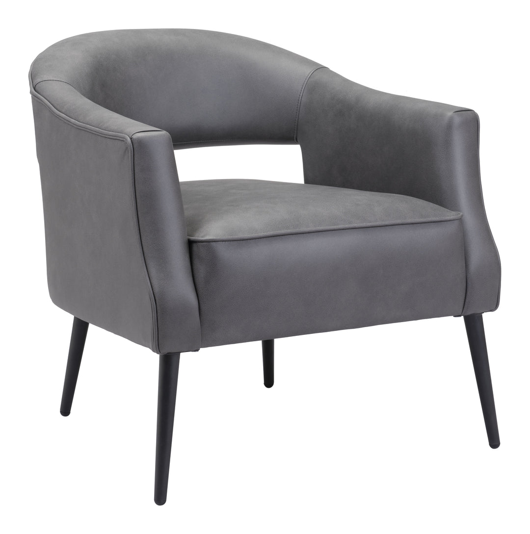 The Berkeley Accent Chair Vintage Gray  Era and Style Inspired Home Decor 1