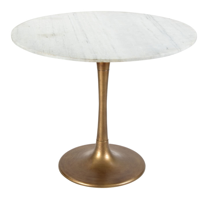 The Fullerton Dining Table White & Gold  Era and Style Inspired Home Decor 1