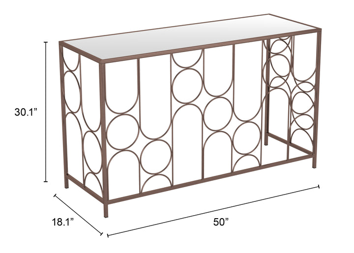 The Convale Console Table Bronze  Era and Style Inspired Home Decor 1