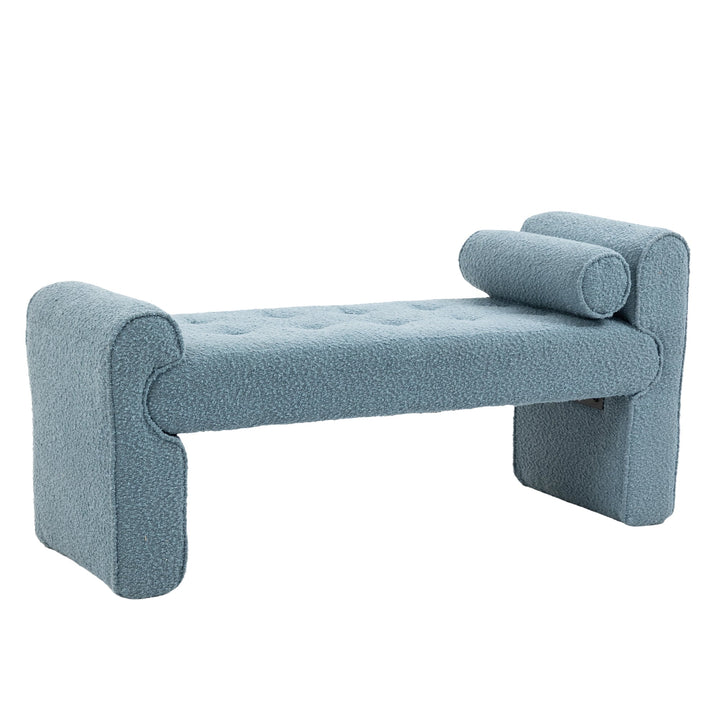 Loop Gauze Modern Ottoman Bench