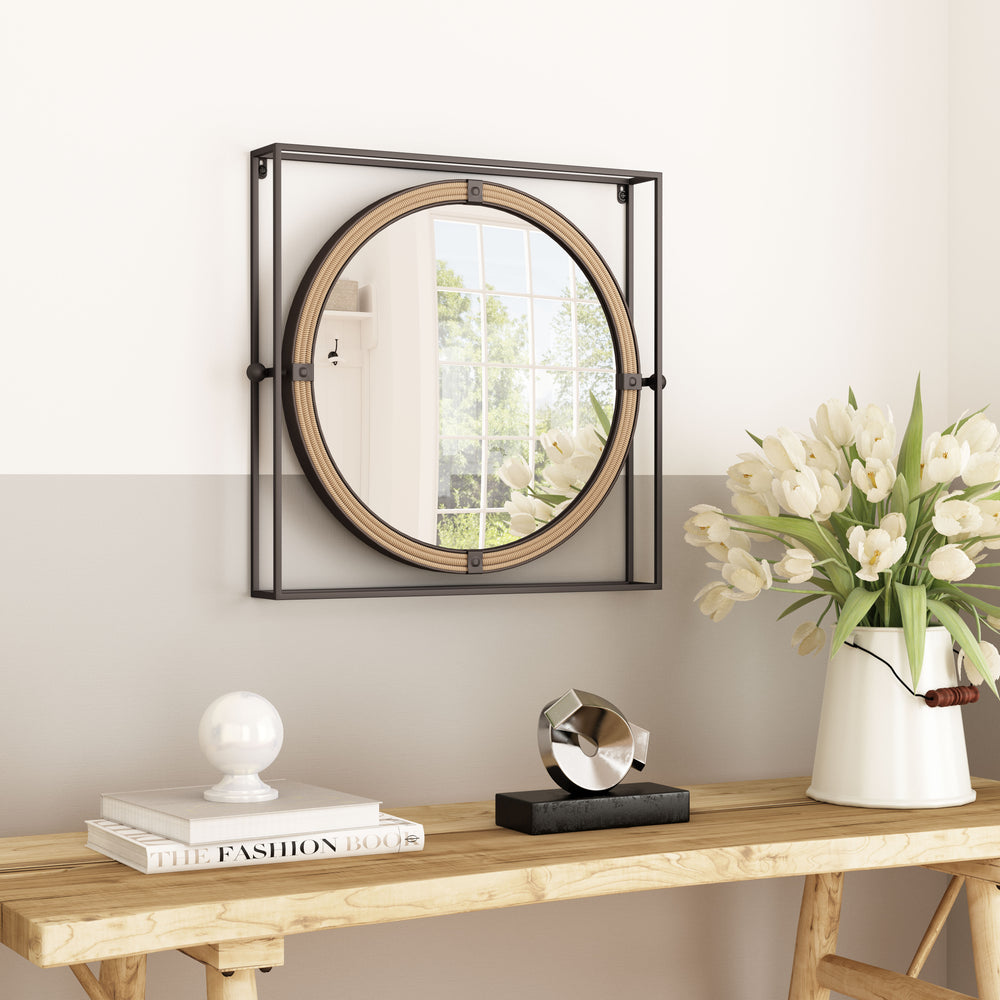 The Capell Mirror Antique Gray  Era and Style Inspired Home Decor 1