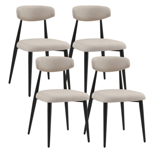 Set of 4 Upholstered Dining Chairs