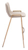 The Desi Barstool (Set of 2) Beige & Gold  Era and Style Inspired Home Decor 1