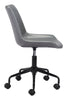 The Byron Office Chair Gray  Era and Style Inspired Home Decor 1